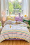 L'essentiel linge de maison Juego de Fundas de Almohada Oxford, Amarillo y Lila